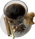 Kopi Rempah dengan rempah pendamping